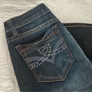 DKNY Denim Wide Leg Flare Jeans Size 12